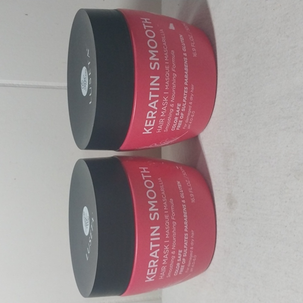 Luseta Keratin Smooth Hair Mask Dry Or Damaged Hair Lot Of 2